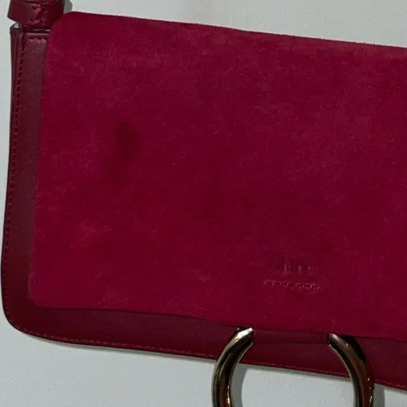 ‼️SOLD‼️ CHLOE - Suede Calfskin Faye Crossbody bag - Picture 2 of 8
